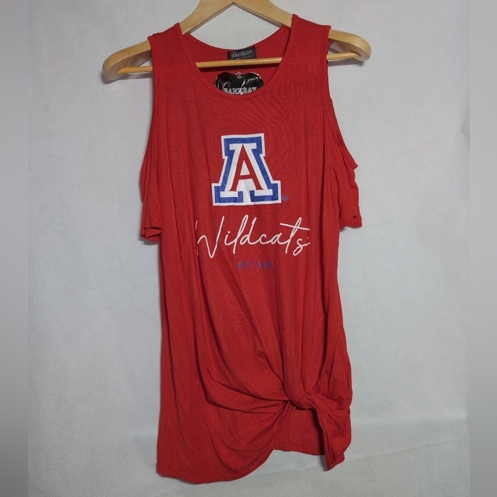 Gameday Couture Sz M Red Arizona Wildcats Women's Top NWT